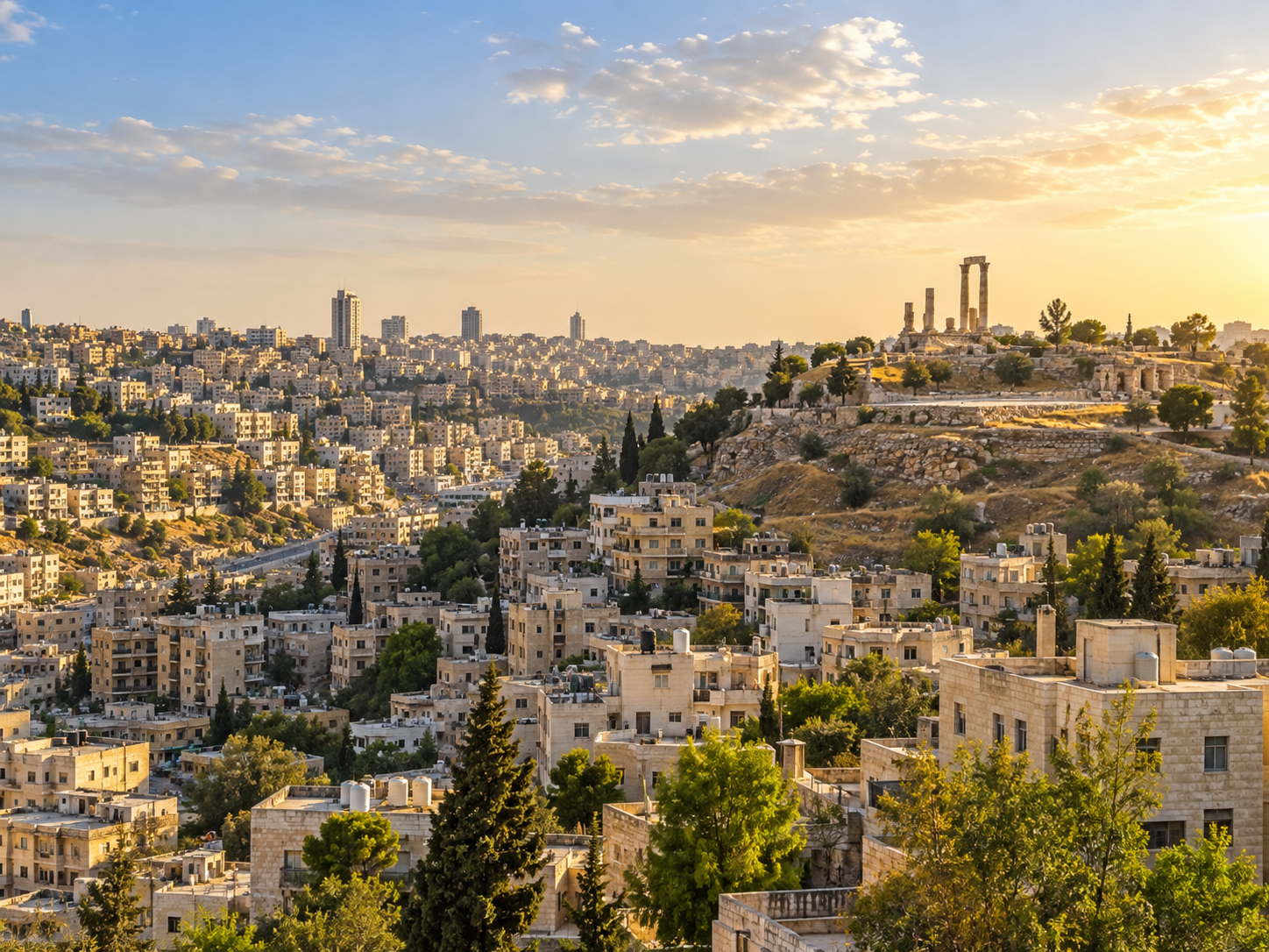 Amman limestone cityscape
